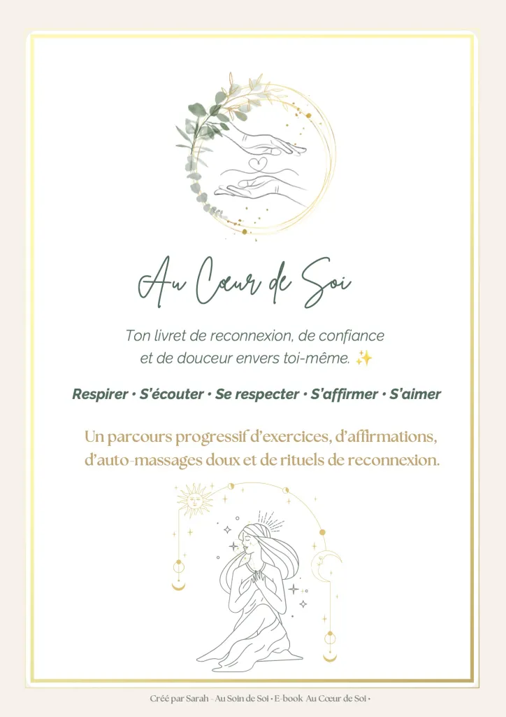 Couverture du guide Au Cœur de Soi, par Sarah Dos Santos
